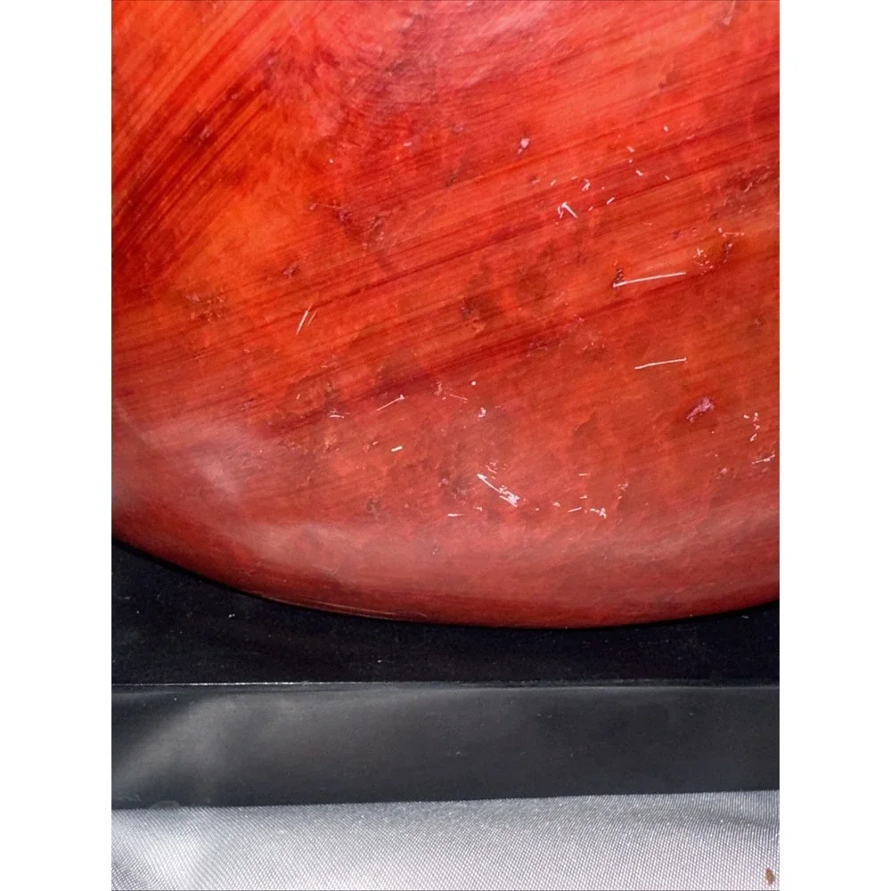 Red Alabaster Heart Bookend Valentine's Statue Figurine Pier 1 B10